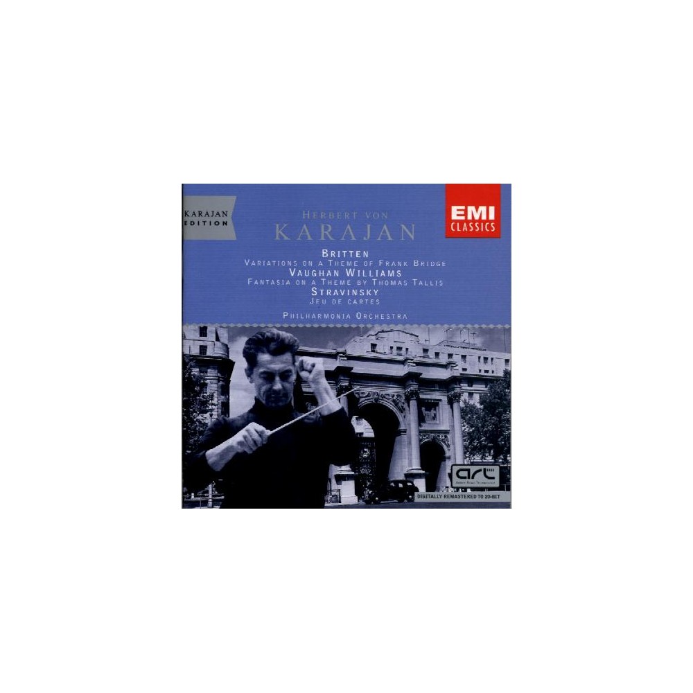 BRITTEN - Karajan - Variations on a theme of Frank Bridge, pour orchestr